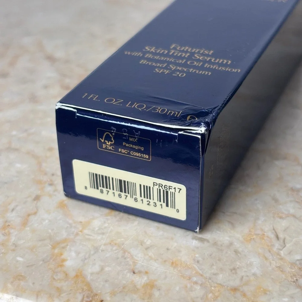 Estee Lauder Futurist SkinTint Serum 1oz‎ 1W1 Bone SPF 20 Botanical Oil Infusion